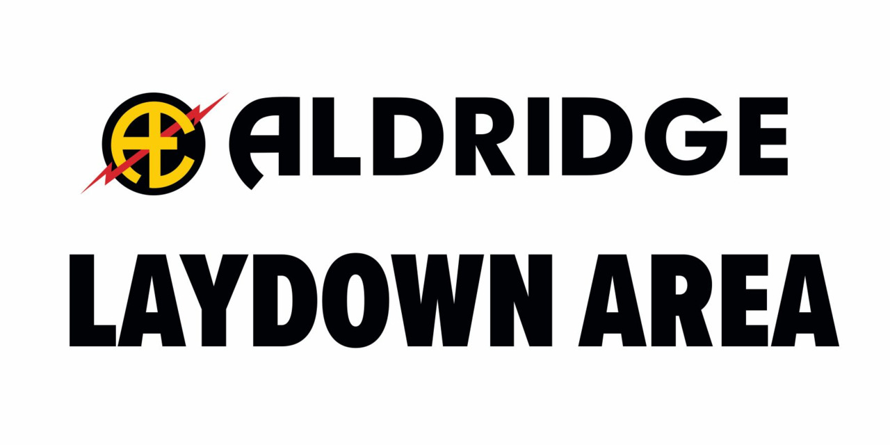 BHFX 48" x 48" Aldridge Laydown Area Vinyl Banner 13oz with Grommets and Wind Slits